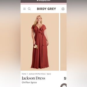 flattering bridesmaids dress in color spice. wear w reg bra, nice on curves.